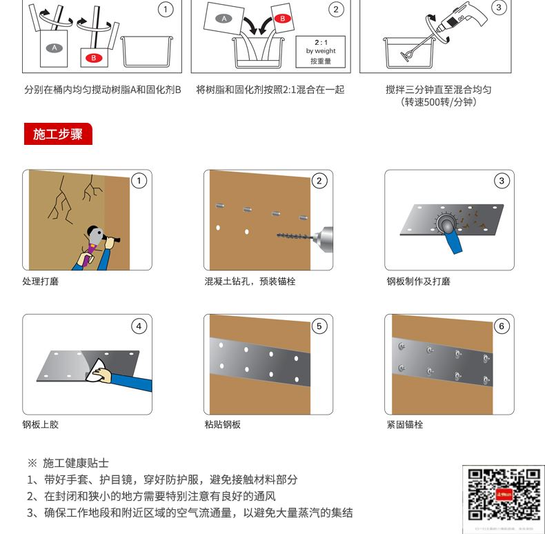 包钢泗阳粘钢加固施工过程